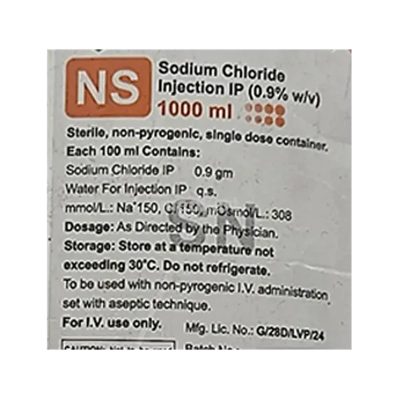 ns injection 1000 ml